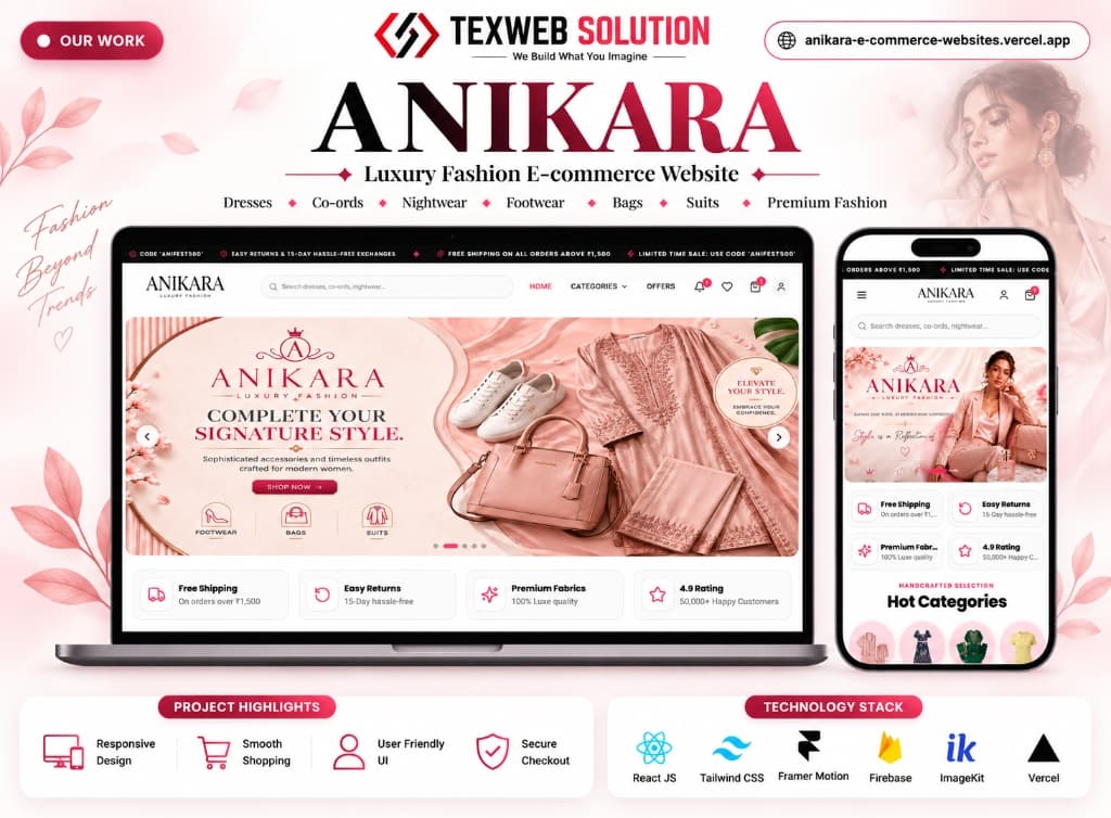 Anikara : Luxury Fashion E-commerce