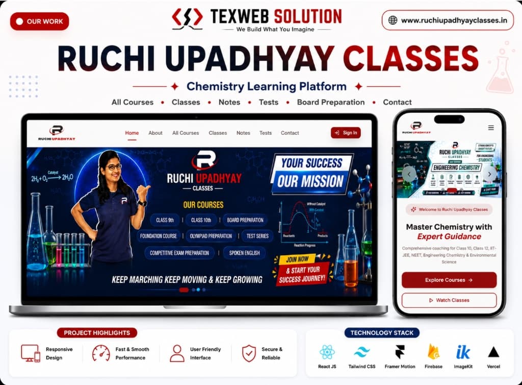 Ruchi Upadhyay Classes : Chemistry Learning Platform